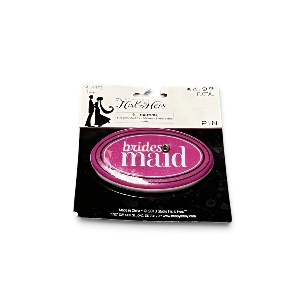Studio His & Hers Bridesmaid Pin